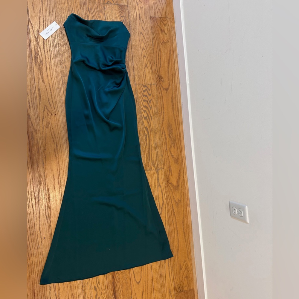 NWT Katie May Taylor Long Gown in Rainforest Green (XS) - Picture 7 of 11